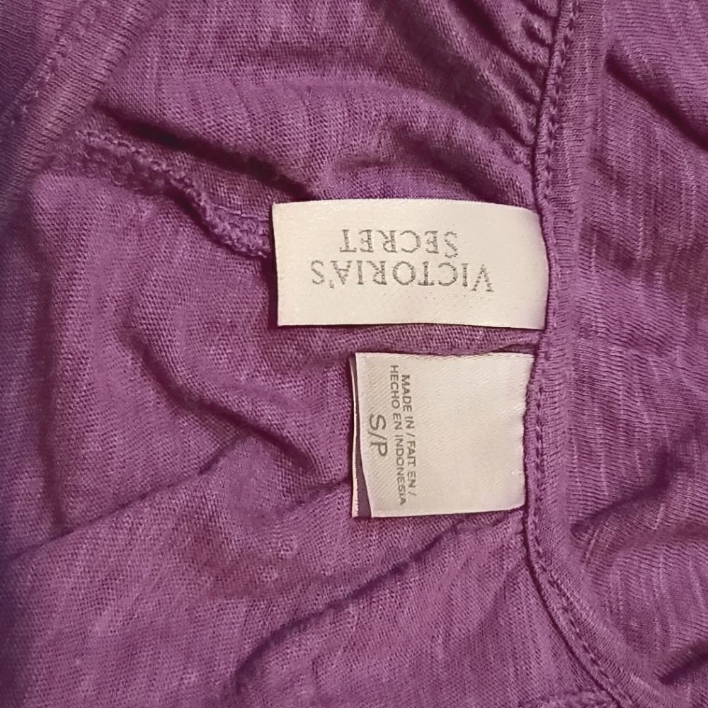 Victoria's Secret Purple Drawstring Tank Small - Picture 4 of 4